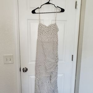 Zara polka dot corset dress, size medium